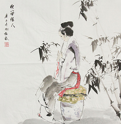 精品仕女图——画家孙刚柱