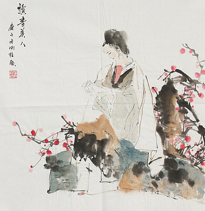 精品仕女图——画家孙刚柱