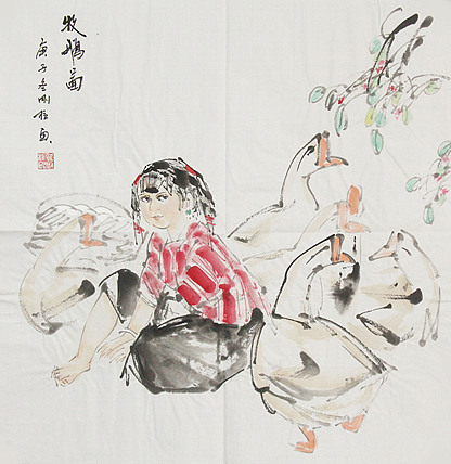 精品仕女图——画家孙刚柱