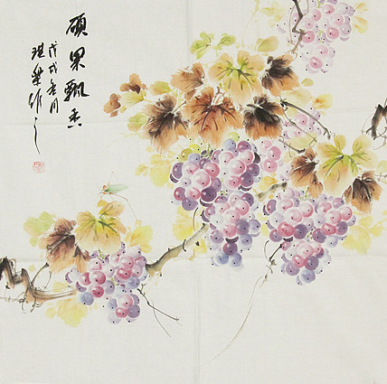 当代著名美女画家 魏琪乐 硕果图