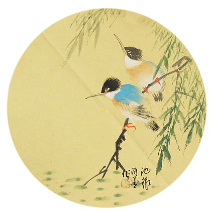 河南省美术家协会会员 许墨 花鸟 国画