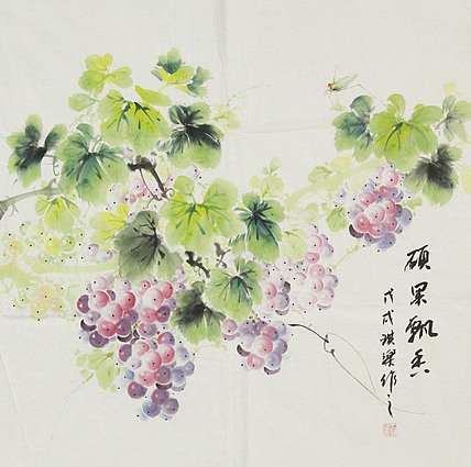 当代著名美女画家 魏琪乐 硕果图