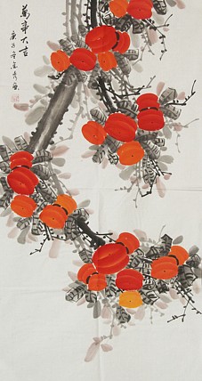 画家 金秀 国画作品