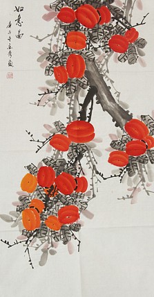 画家 金秀 国画作品