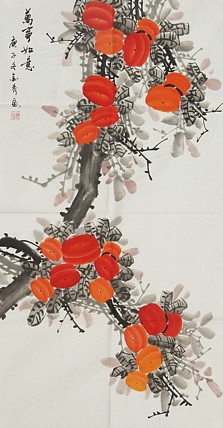 画家 金秀 国画作品