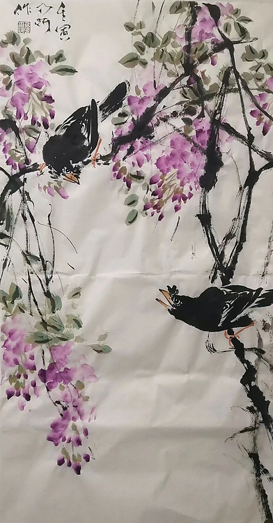中国人民大学讲师 李乃昕 精品花鸟