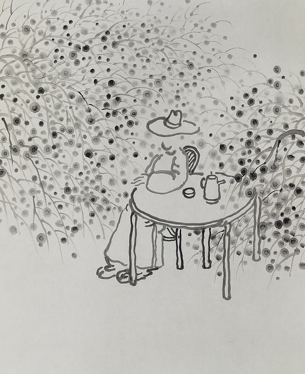 文人画家 老树