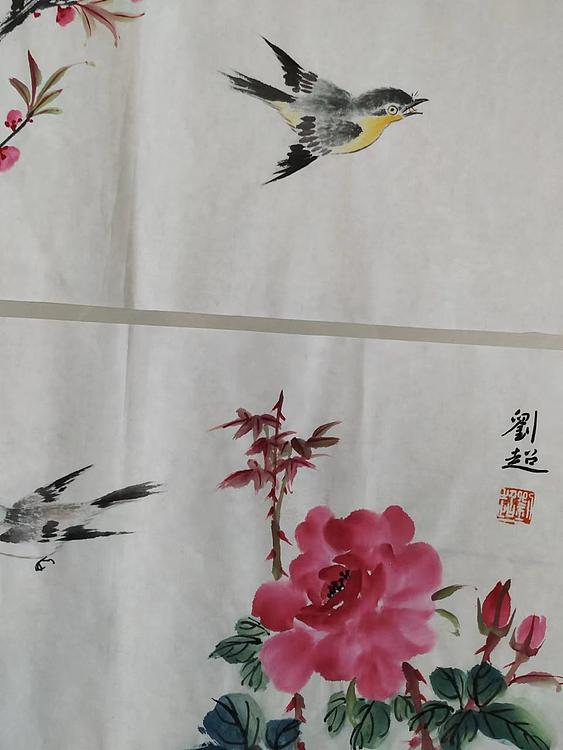 刘超 小写意花鸟册页八开