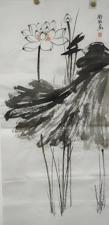 刘超 写意荷花