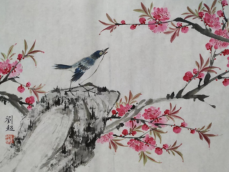 刘超 刘超花鸟画册页