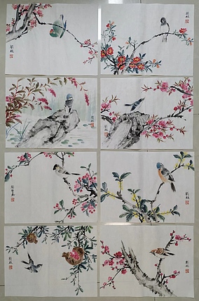 刘超 刘超花鸟画册页