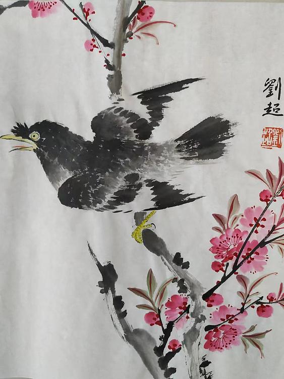 刘超 小写意花鸟画册页