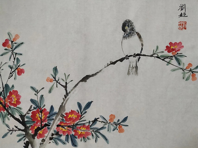 刘超 刘超花鸟画册页