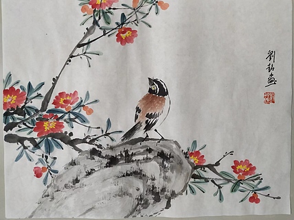 刘超 小写意花鸟