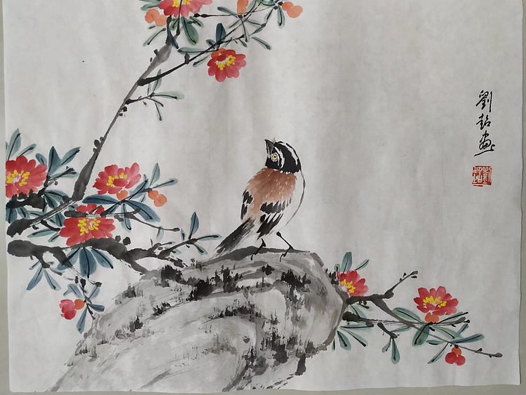 刘超 小写意花鸟