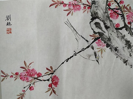 刘超 小写意花鸟