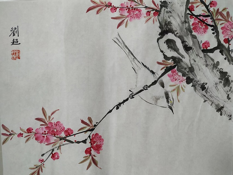 刘超 小写意花鸟