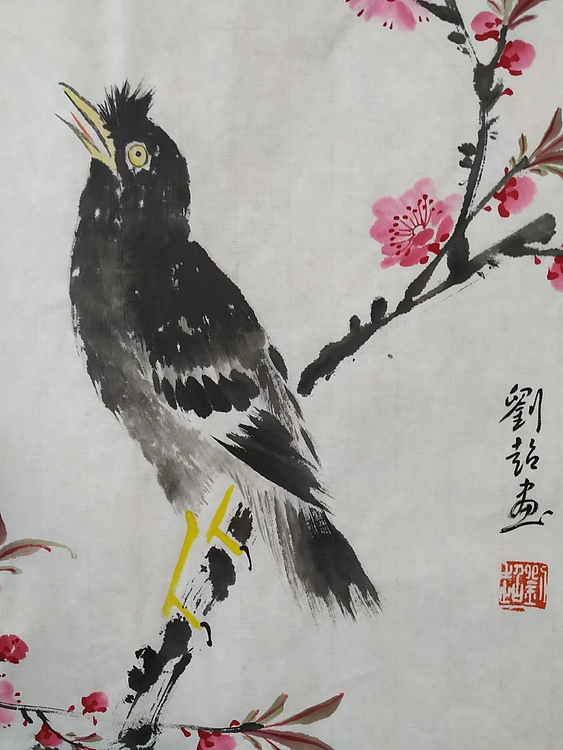 刘超 小写意花鸟
