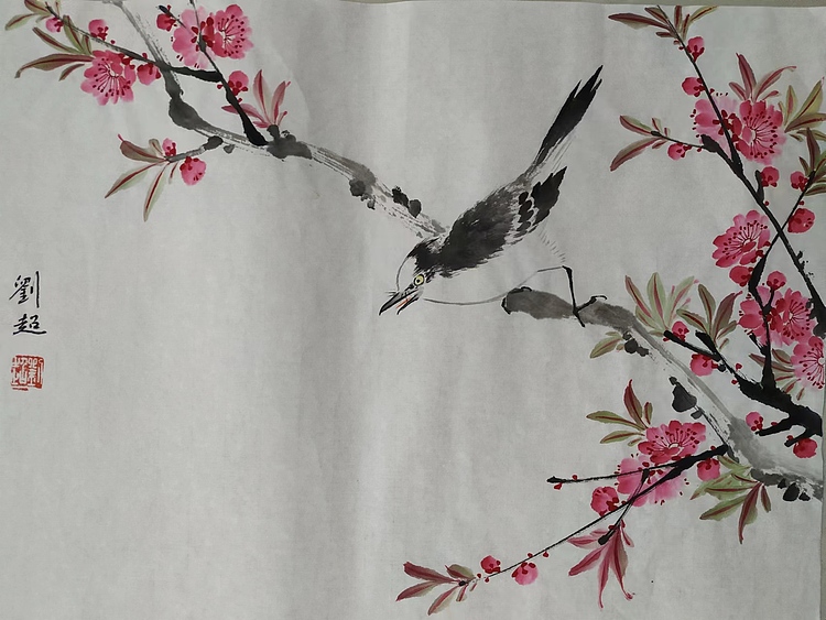 刘超 小写意花鸟