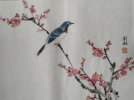 刘超 小写意花鸟