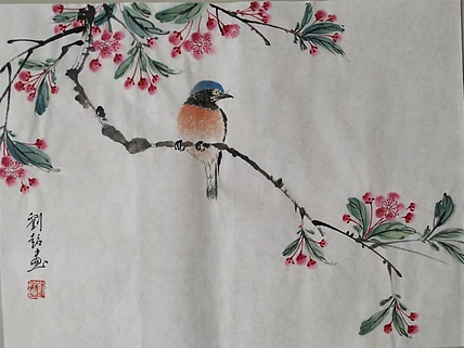 刘超 小写意花鸟