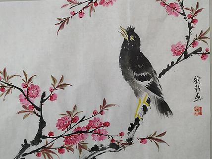 刘超 小写意花鸟