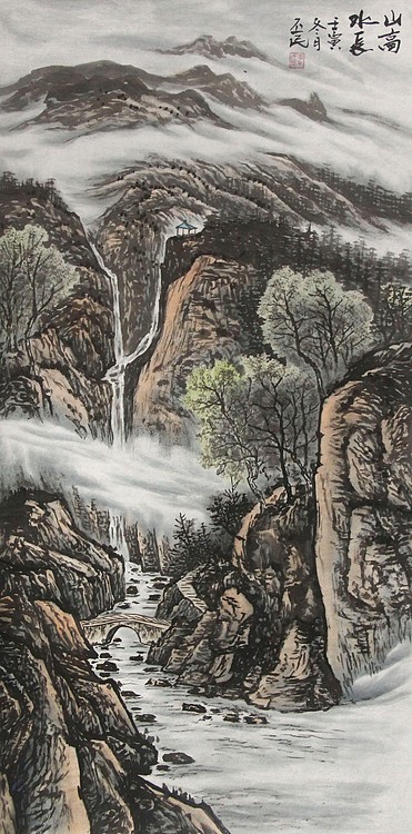 职业画家 教师 李丕民 中国画作品