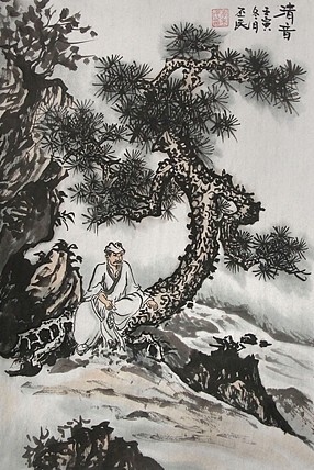 职业画家 教师 李丕民 中国画作品