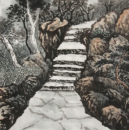 职业画家 教师 李丕民 中国画作品