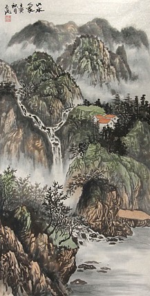 职业画家 教师 李丕民 中国画作品