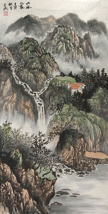 职业画家 教师 李丕民 中国画作品