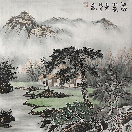 职业画家 教师 李丕民 中国画作品