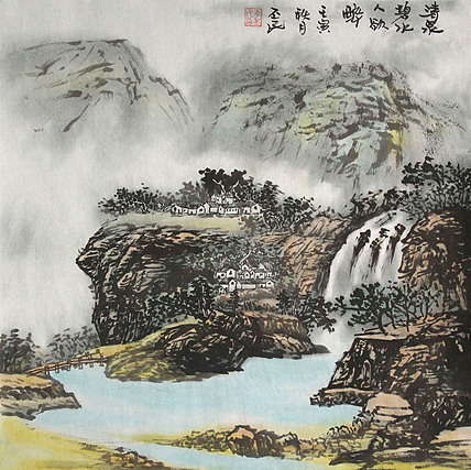 职业画家 教师 李丕民 中国画作品