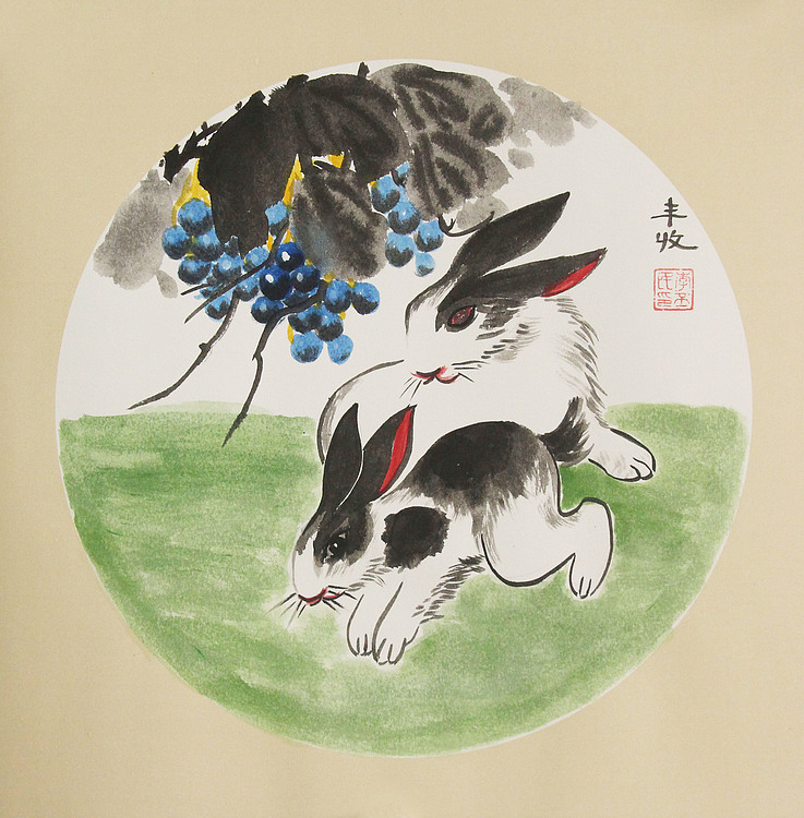 职业画家 教师 李丕民 中国画作品