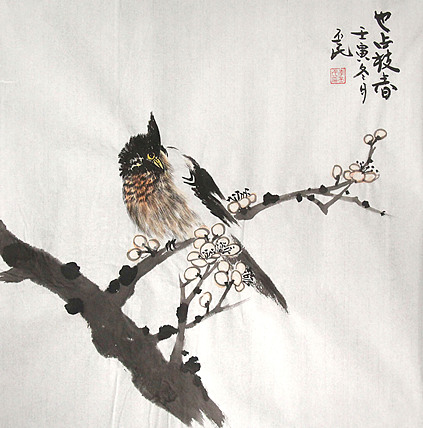 职业画家 教师 李丕民 中国画作品