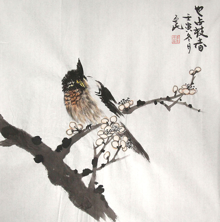 职业画家 教师 李丕民 中国画作品