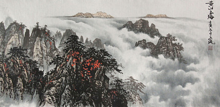 职业画家 教师 李丕民 中国画作品