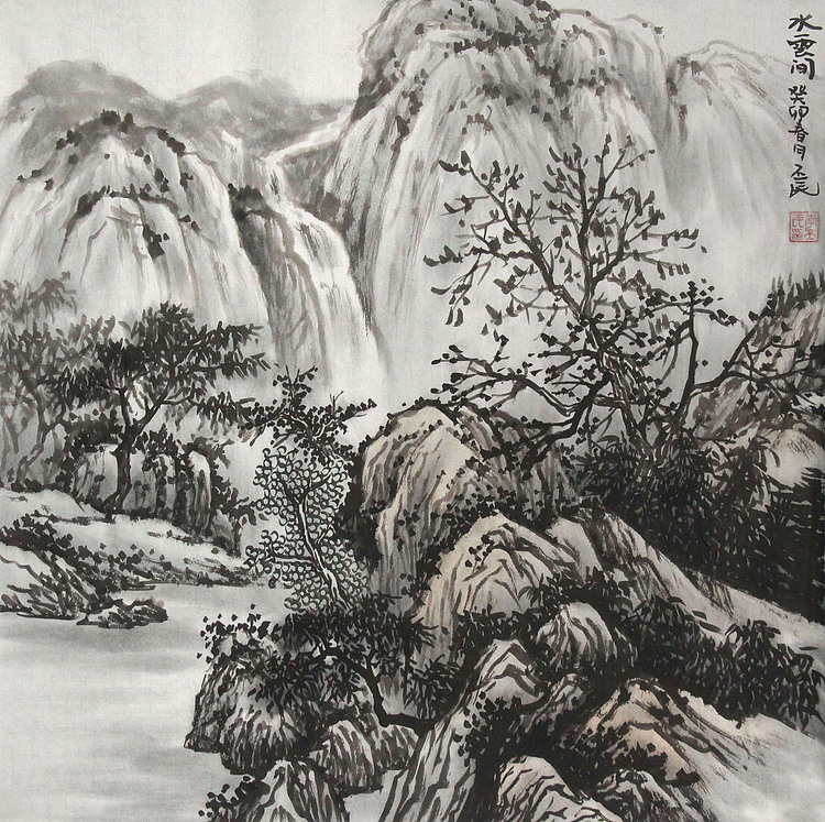 职业画家 教师 李丕民 中国画作品