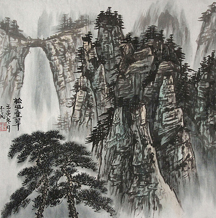 职业画家 教师 李丕民 中国画作品