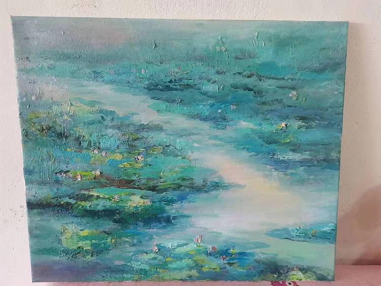 著名油画家   韩佩岐