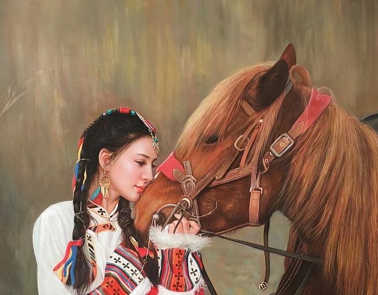 陈一茗 少女与马