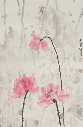 山西省美术家协会会员 芦正蒙 荷花