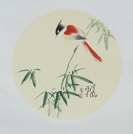 河南省美术家协会会员 许墨 花鸟 国画
