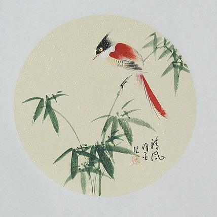 河南省美术家协会会员 许墨 花鸟 国画