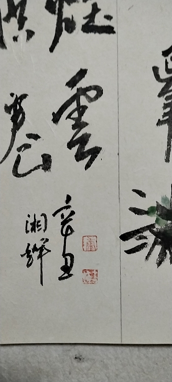 斯幽 独拂秋霞图
