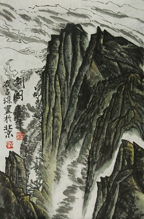李可染画院画家，黑龙江省美术家协会会员——谷占琛