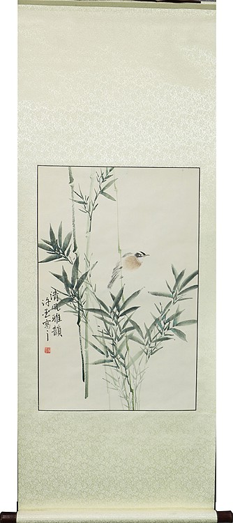 河南省美术家协会会员 许墨 花鸟 国画