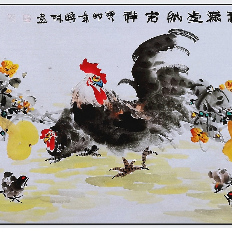 高晓林 （3927）国家一级美术师，江苏省美协会员《福禄满堂纳吉祥》