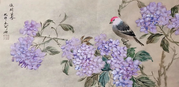 中国人民大学讲师 李乃昕 精品花鸟