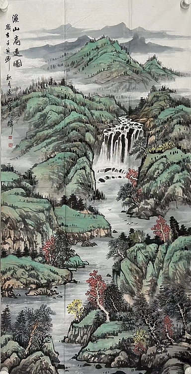 张衍伟    中国美术家协会会员     带合影